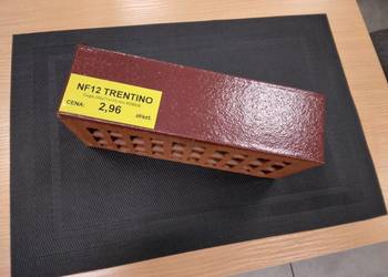 Cegła NF12 Trentino dziurawka wiśniowa wyprzedaż