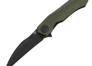 Nóż składany Bestech Ivy OD Green G10, Black Stonewashed 14C28N by Ostap H…