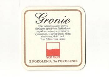 Tyskie - podstawka do piwa. Nr . 35.