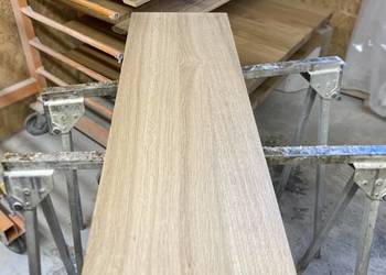 Stopnie dębowe 90×27 cm - klasa NATUR na schody metalowe