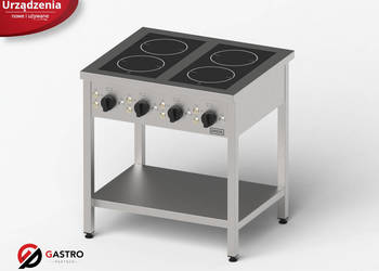 Kuchnia ceramiczna, Gredil, 800x700x850 mm, 4-polowa, P 10 kW, U 400 V