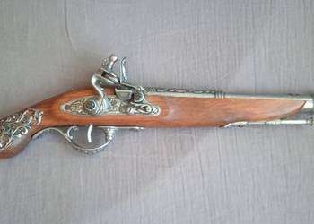 REPLIKA Pistolet skałkowy z XVIII w DENIX 1196G