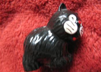 Kot - Bofrost Niemcy 1995 - miniaturka - 2,5 x 2,5 x 1,5 cm Czarny