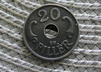 Węgry 20 Filler 1941r - Stal