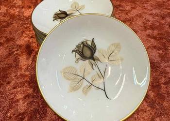 Konfiturowki Rosenthal Schattenrose /brazowa roza/ 6 szt.