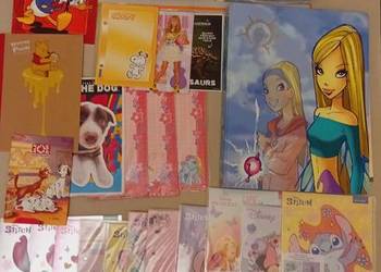 Segregatory z karteczkami z lat 90 i inne