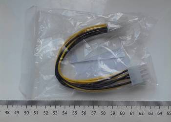 ATX EPS CPU z 4Pin męski na 8Pin żeński, EPS Adapter kabla zasilającego z z