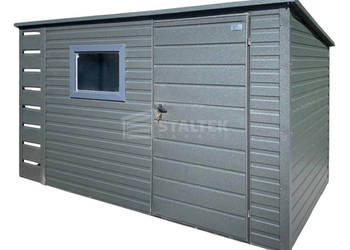Schowek – domek ogrodowy 3×2 – wiata 0,4×2 – drzwi okno dach ST238