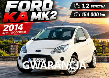 Ford KA MK2 1.2 Benzyna 69 KM | 2014 | 154 000 km | Klimatyzacja II (2008-)