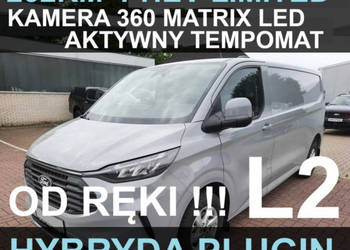 Ford Transit Custom PHEV 232KM Hybryda Plug-in Limited Kamera 360 Matrix L…