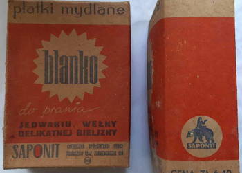 Płatki mydlane do prania z PRL-u lata 70-te