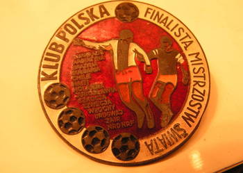 Znaczek pamiątkowy Mundialu z udziałem Polski Znaczek pamiątkowy Mundialu z udziałem Polski