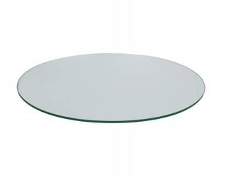Szyba okrągła na stół 60 cm – szkło hartowane 6 mm, szlifowane