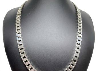 Srebrny Łańcuch Łańcuszek Próby 925 62,51g Długość 52cm Pancerka