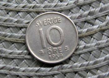 Szwecja 10 Ore 1954r - SREBRO