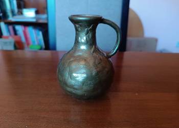 Dekoracyjny dzbanek mosiężny. VINTAGE! Ręcznie odlewany.