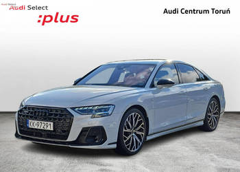 Audi A8 Sline_Webasto_SkrętnaOś_HAK_Wentylacja_Masaż_HeadUp_Panorama_Docią…
