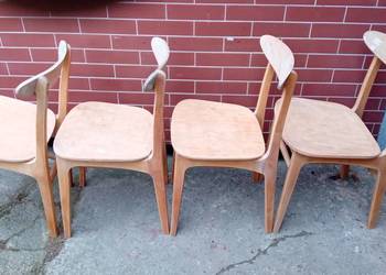 Krzesła drewniane 4 szt pr. Hałasa