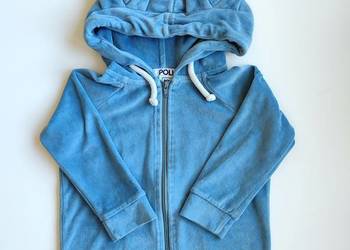 Bluza welurowa Teddy Poli Oli Uniseks 104/110 Blue