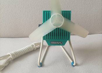 Wentylator wiatrak biurkowy Predom Metrix Z-51B z czasów PRL