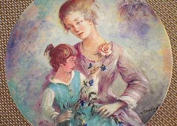 Marie et Jacqueline - z serii ,Dzień Matki ' autorswa G. Cambiera , Limoges