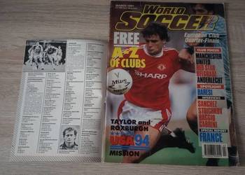 Magazyn sportowy miesięcznik piłki nożnej Angielski World Soccer Magazyn sportowy miesięcznik piłki nożnej Angielski World Soccer
