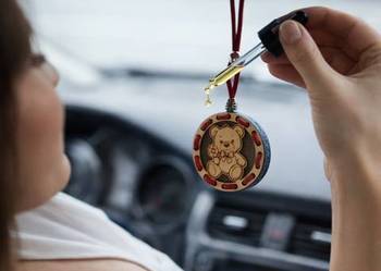 Drewniana Zawieszka Zapachowa do Auta - Prezent Dla Kierowcy | Wielorazowe