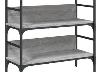 Stolik konsolowy szary dąb sonoma 75x32x75 cm WM-839056