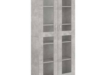 vidaXL Witryna, szarość betonu, 82,5x30,5x185,5 cm(SKU:802772)