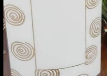 Szklany kinkiet ,jak nowy