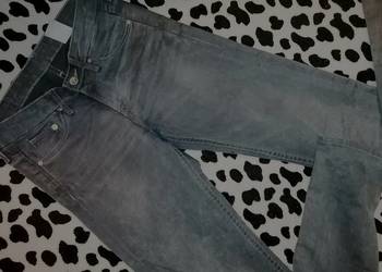 Nowe H&M szare Spodnie Dżinsy Rurki Skinny Jeans
