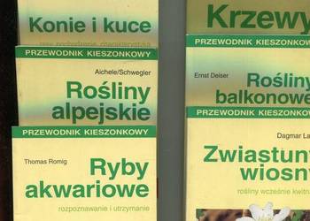 Przewodnik kieszonkowy 8 tytułów Storczyki Krzewy  Las Konie i kuce ryby