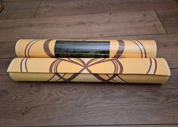 Tapeta 2 sztuki na flizelinie żółta wzór 776218 Rasch 2 rolki