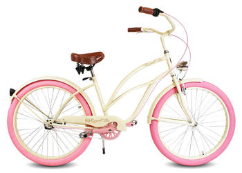 Rower damski miejski 26 28 beach Cruiser LILY NOWY  RoyalBi