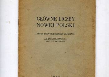 Główne liczby nowej Polski Próba prowizorycznego zliczenia Instytut Bałtyck