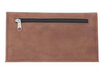 Etui na Tytoń w Jednolitym Kolorze bez Wzorów Portfel jasny Brąz