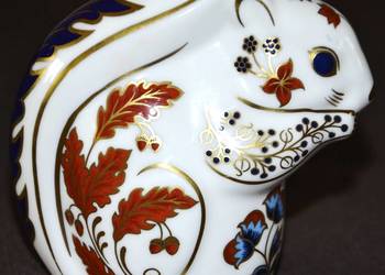 wiewiórka przycisk do papieru Royal Crown Derby limitowana