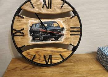 Zegar drewniany ładny