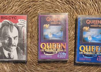Zestaw kase magnetofonych Big Cyc oraz Queen