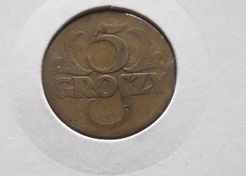 5 Groszy 1923 r. - nr 5 - rzadkie - ładne