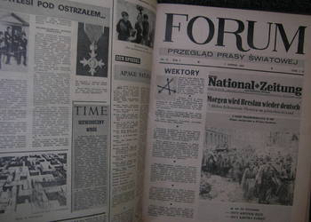 czasopismo vintage 11 Forum przegląd prasy światowej 1965r. UNIKAT!
