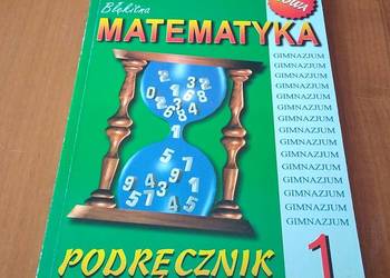 Błękitna Matematyka podręcznik dla klasy 1 gimnazjum Treliński Wachnicki