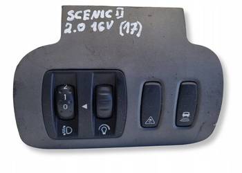 PANEL REGULACJI WYSOKOŚCI ŚWIATEŁ Renault Scenic II przełącznik włącznik