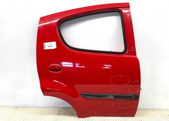 DRZWI PRAWY TYŁ CITROEN C1 Hatchback 05-14 CZERWONY