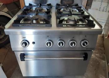 Kuchnia Gazowa 4-Palnikowa STALGAST z Piekarnikiem – Model 971013