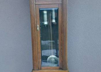 151 Stary zegar podłogowy chłop FMS Mauthe 200cm stojący sprawny film gongu