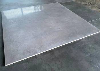 Gres betonopodobny grafit 80x80 duży rozmiar TANIO