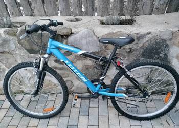 Totem superman niebiesko czarny rower górski koła 24 amortyzowany