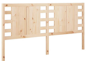 Wezgłowie łóżka 141x4x100 cm lite drewno sosnowe WM-818765