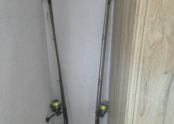 2x Wędka karpiowa Caperlan Xtrem 1+ 3x Kołowrotek (Zestaw karpiowy)